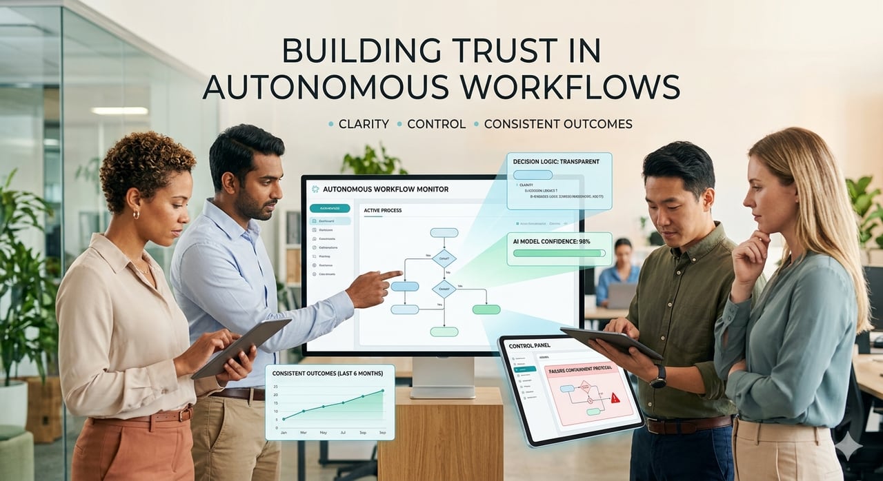 Trust in autonomous workflows