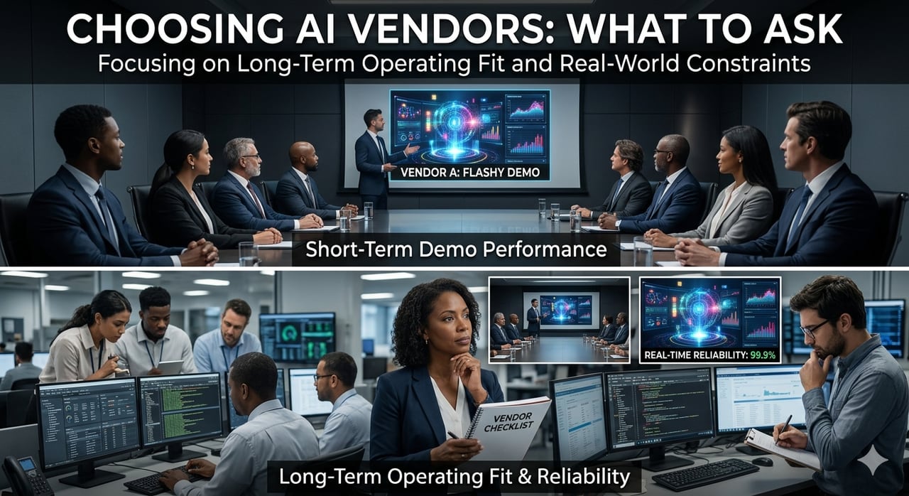 Choosing AI vendors