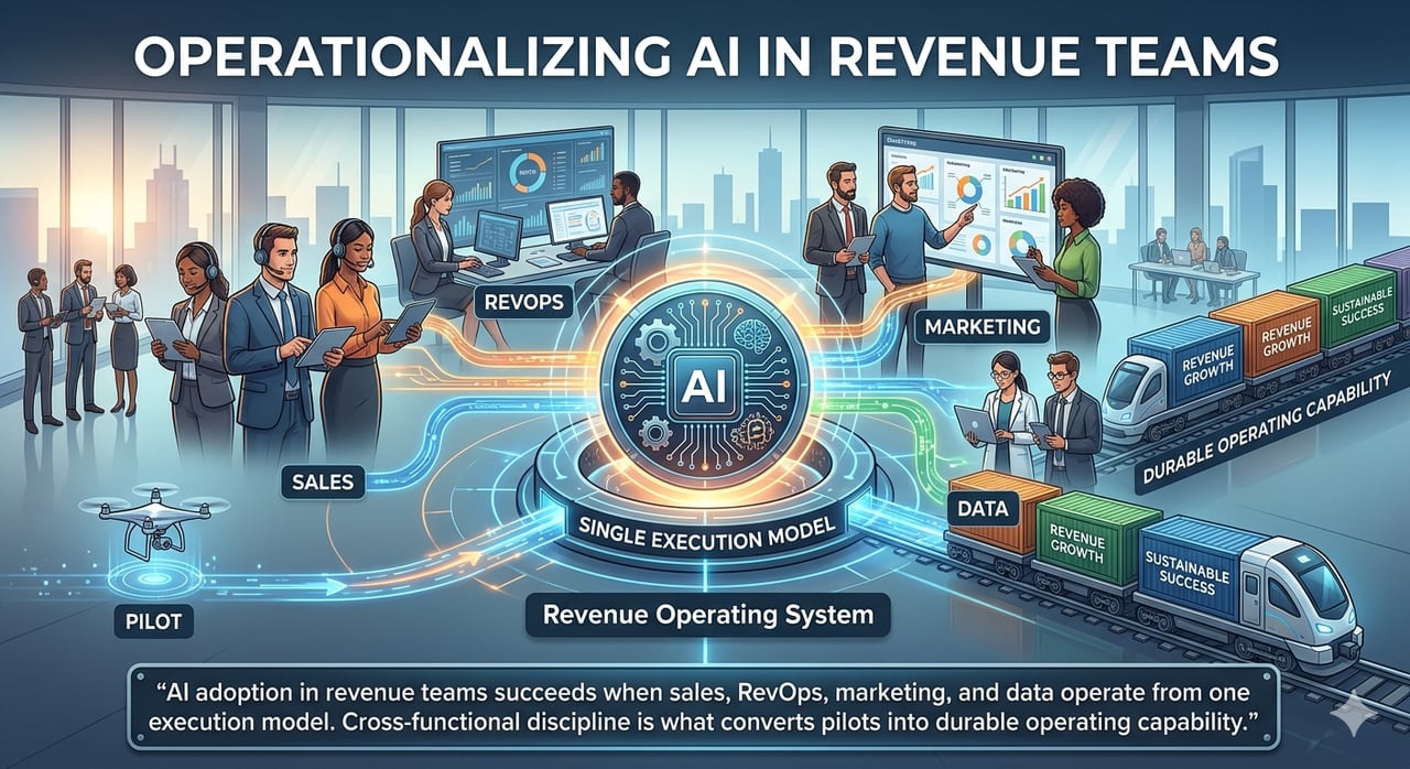 Operationalizing AI in revenue teams